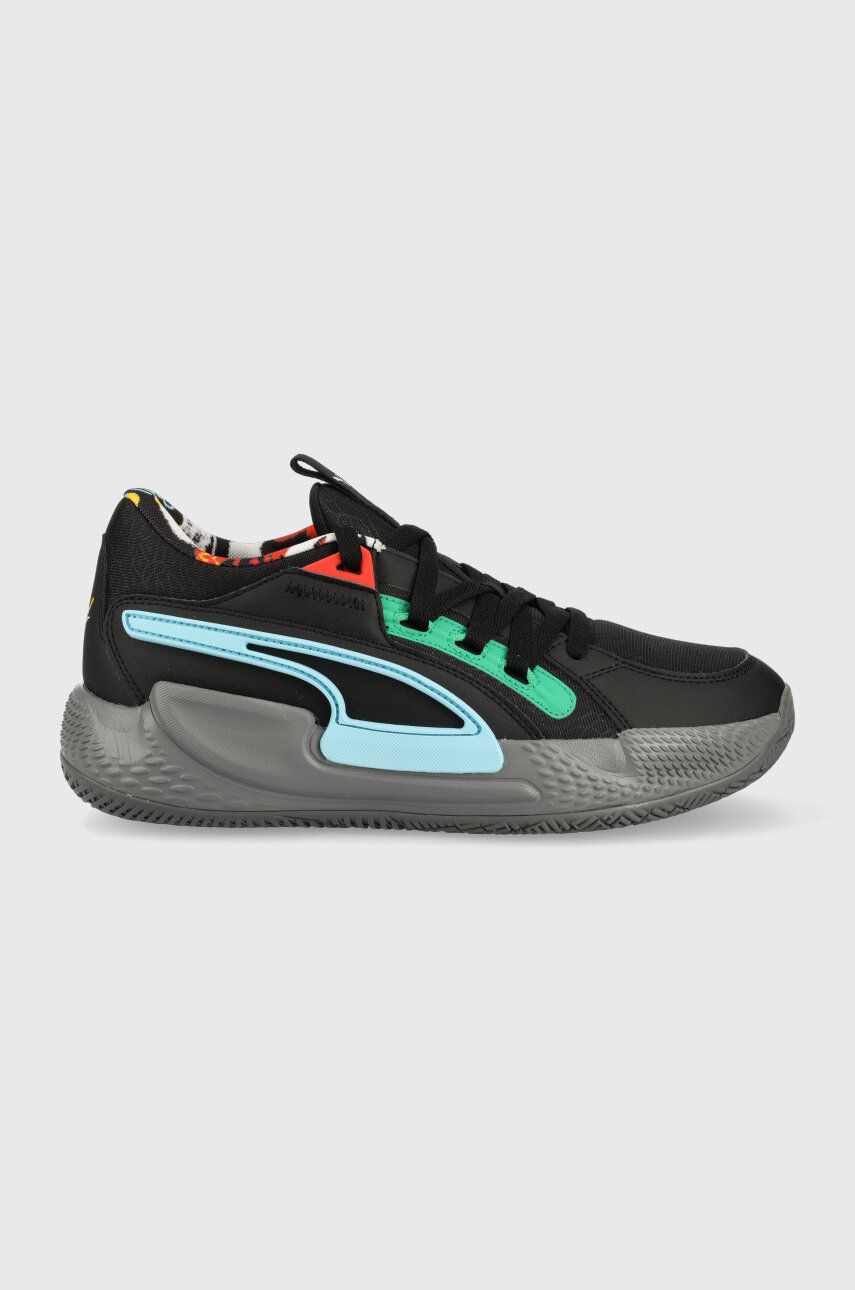 Puma Pantofi De Antrenament Court Rider Chaos Block Party Culoarea Negru