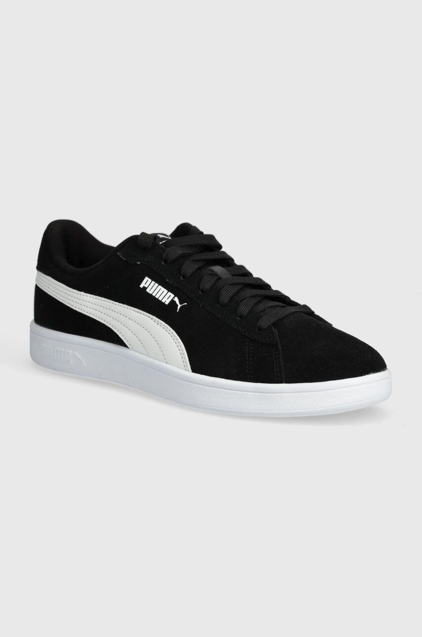 Puma sneakers din piele intoarsă PUMA Smash 3.0 culoarea negru