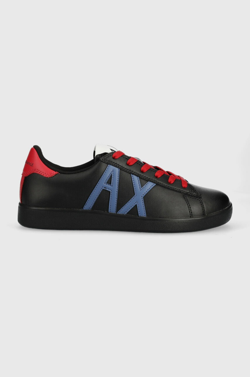 

Кожаные кроссовки Armani Exchange XUX016.XCC71.A017 цвет чёрный XUX016 XCC71 A017