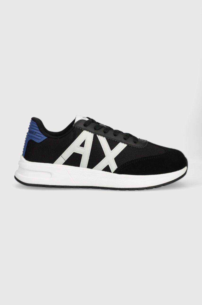 Sneakers boty Armani Exchange XUX071.XV527. S281 černá barva, XUX071 XV527 S281 - černá -  Svrše