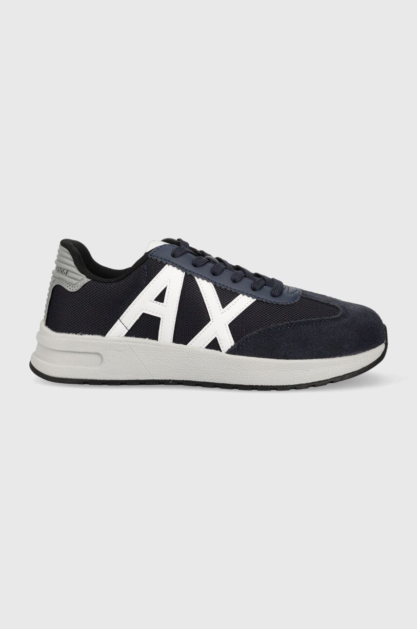 Sneakers boty Armani Exchange XUX071.XV527. S282 tmavomodrá barva, XUX071 XV527 S282 - námořnická mod