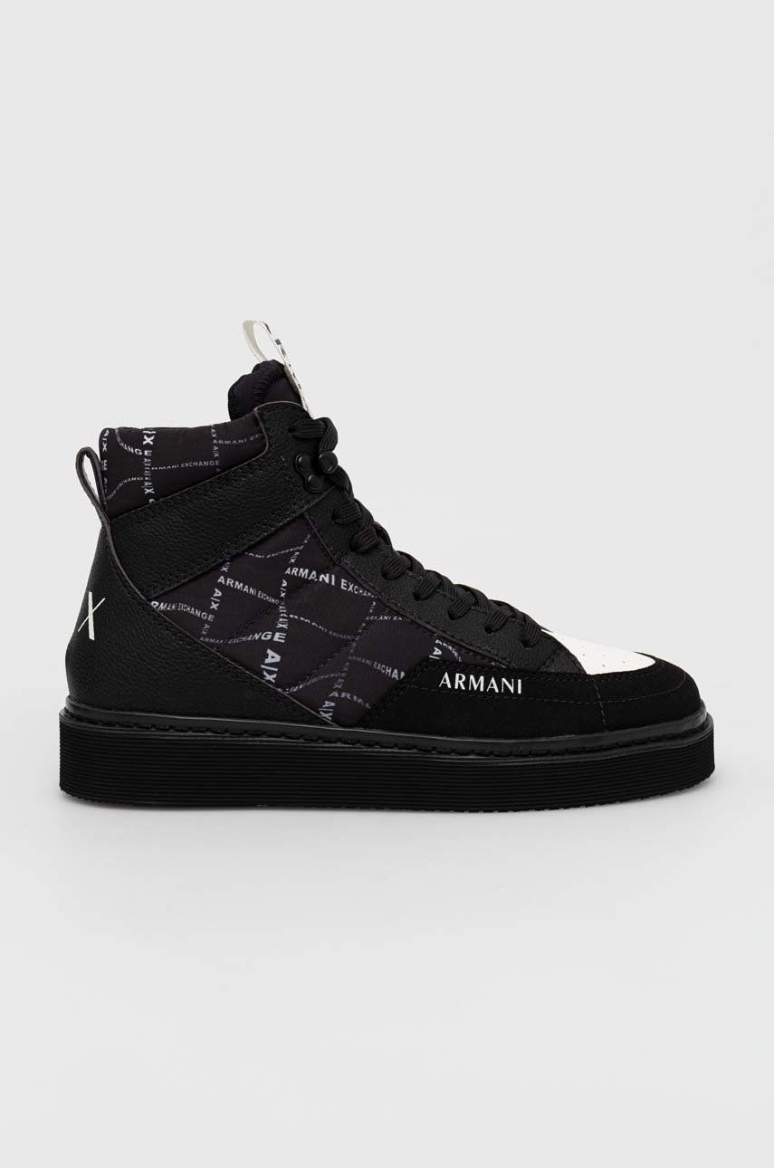 Armani Exchange sneakers culoarea negru, XUZ043 XV640 S277 answear.ro imagine noua