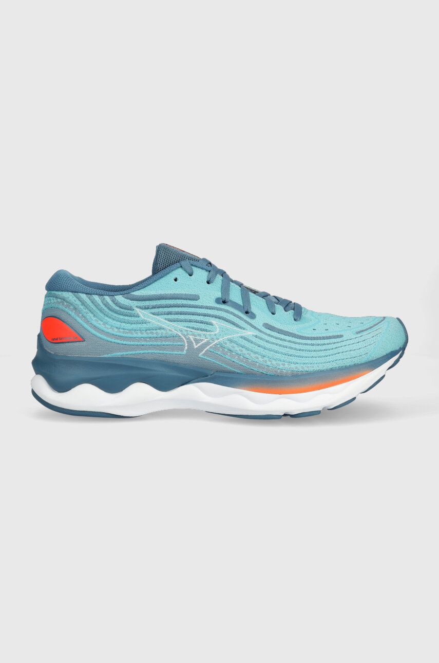 E-shop Běžecké boty Mizuno Wave Skyrise 4 tyrkysová barva