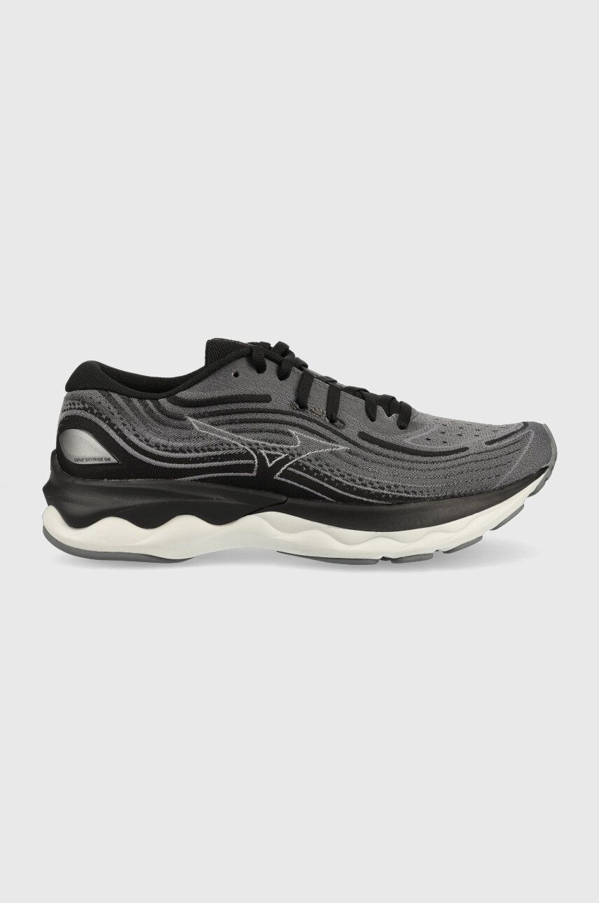 Mizuno pantofi de alergat Wave Skyrise 4 culoarea gri alergat