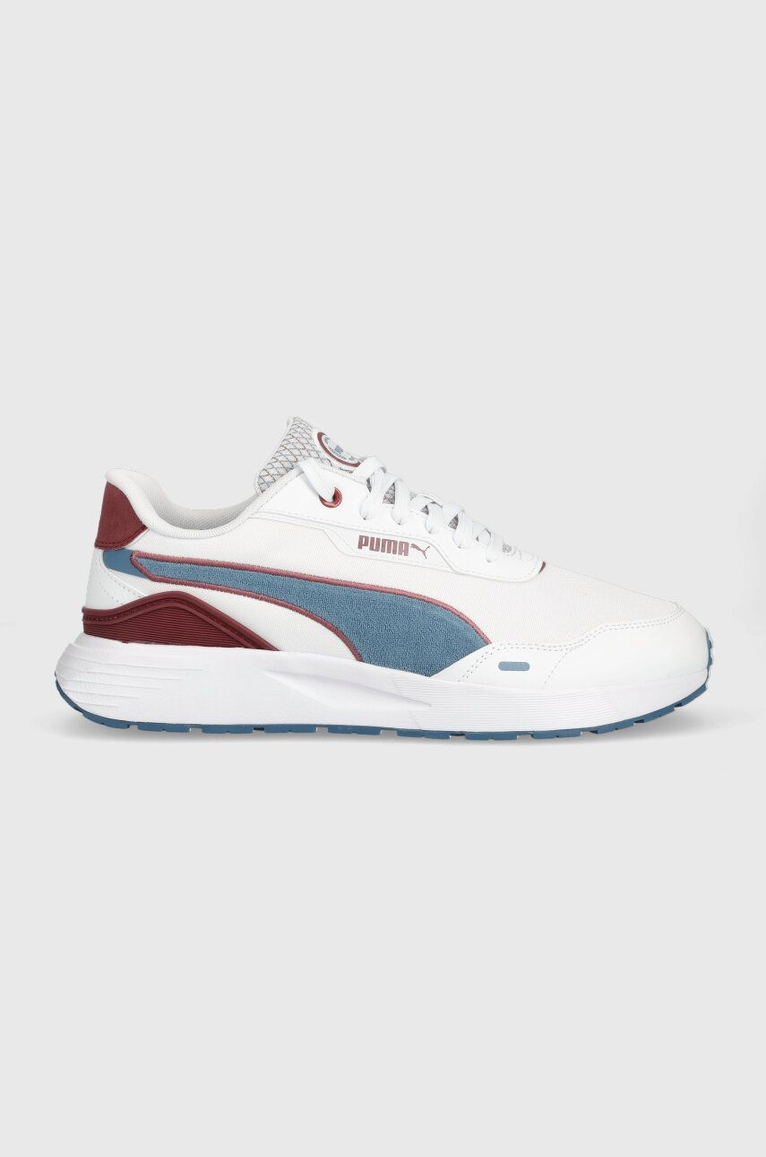 Sneakers boty Puma Runtamed Plus Retro Prep bílá barva - bílá -  Svršek: Umělá hmota