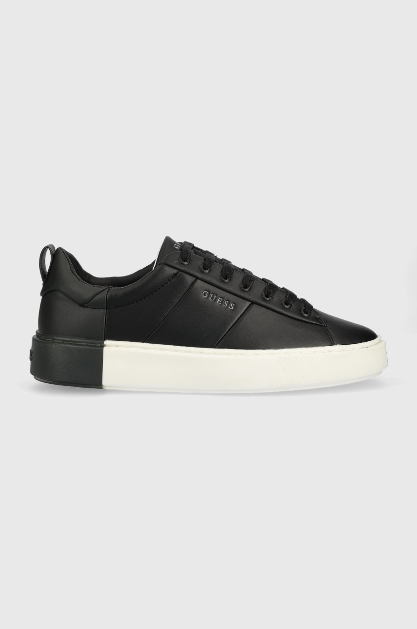 

Маратонки Guess New Vice в черно FM5NVI LEA12 BLKGR, Черен