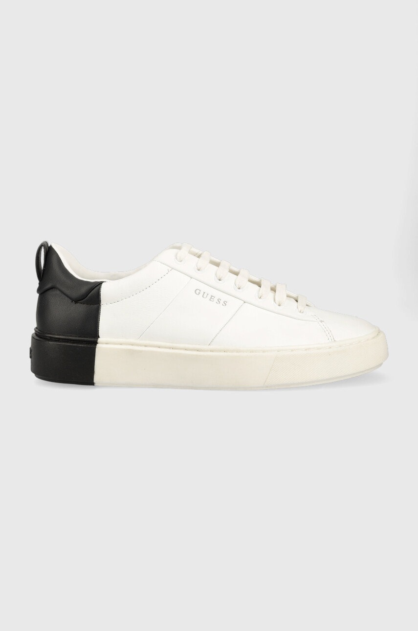 Levně Sneakers boty Guess New Vice bílá barva, FM5NVI LEA12 WHBLK