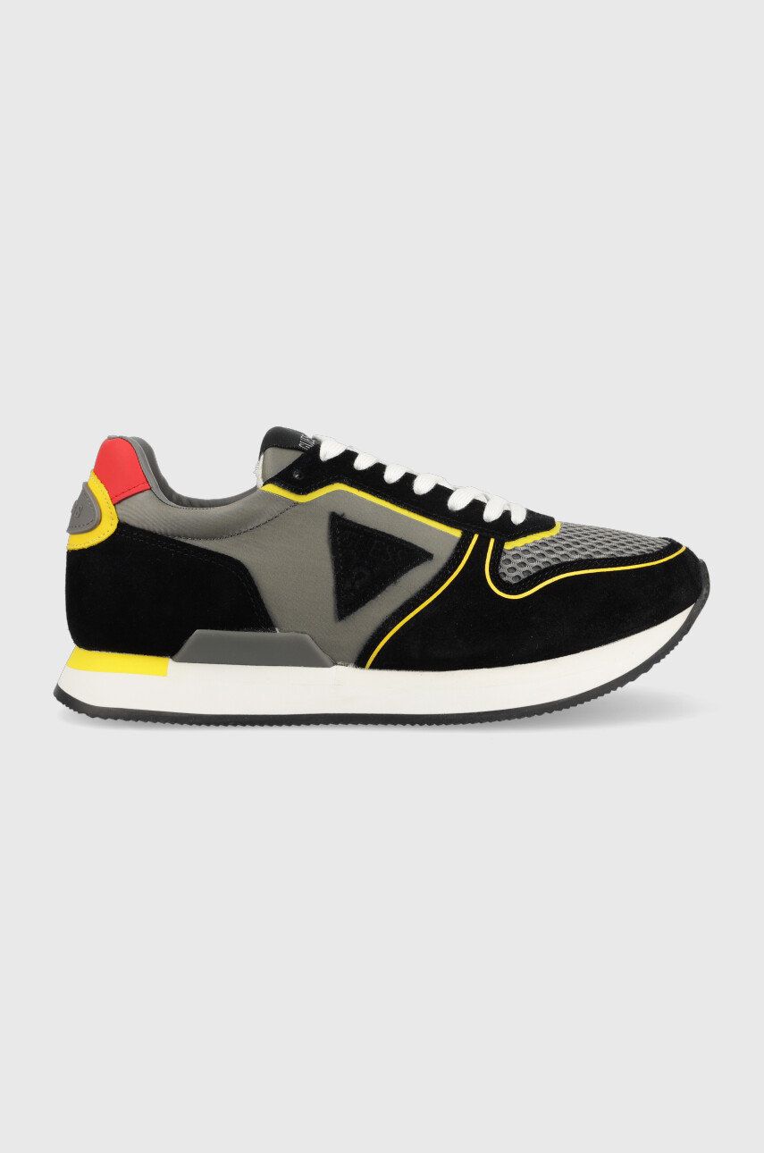 Sneakers boty Guess Potenza Ii šedá barva, FM5POT ELL12 GREY - šedá -  Svršek: Umělá hmota