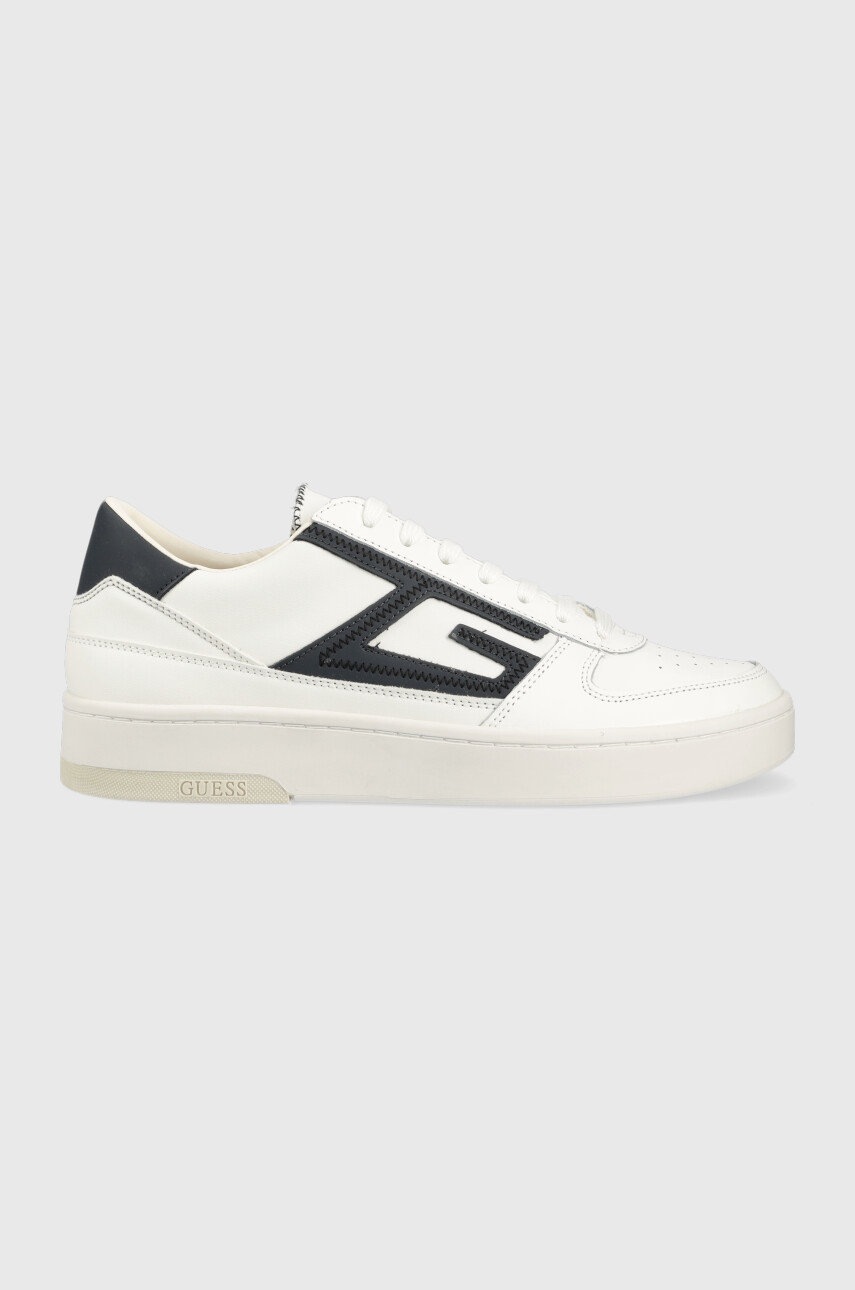 

Кожени маратонки Guess Silea в бяло FM5SIL ELE12 WHBLU, Бял