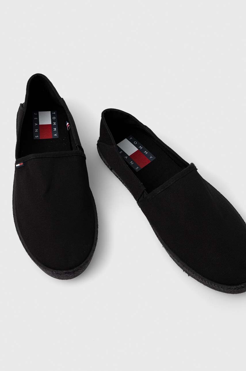 

Эспадрильи Tommy Jeans ESPADRILLE цвет чёрный EM0EM01150