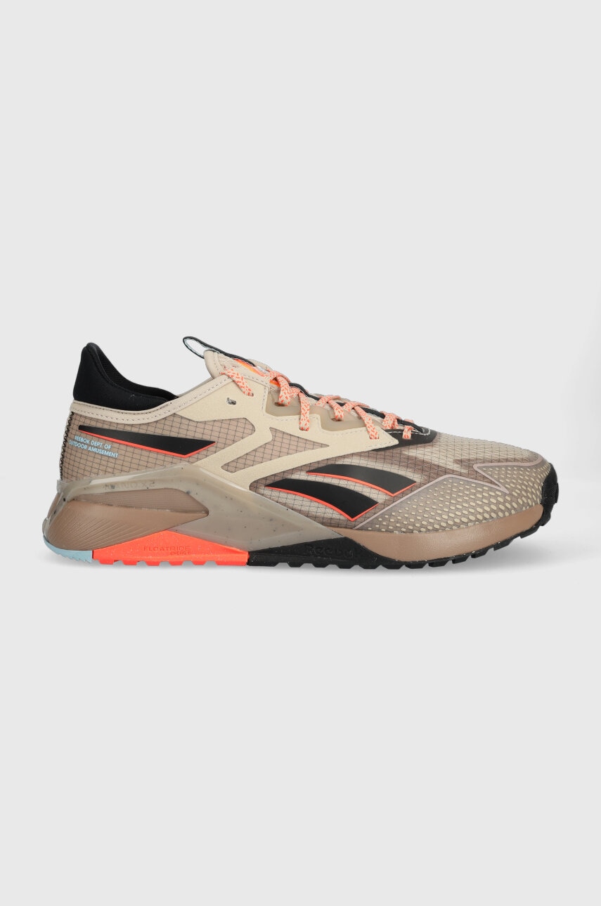 Levně Tréninkové boty Reebok Nano X2 TR Adventure béžová barva