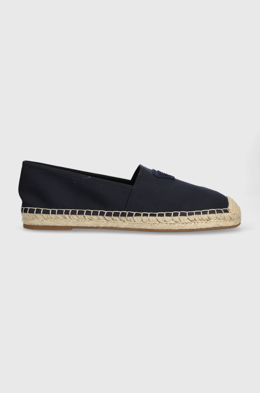 Emporio Armani Underwear espadrile XVSS03 XN742 N151 culoarea albastru marin