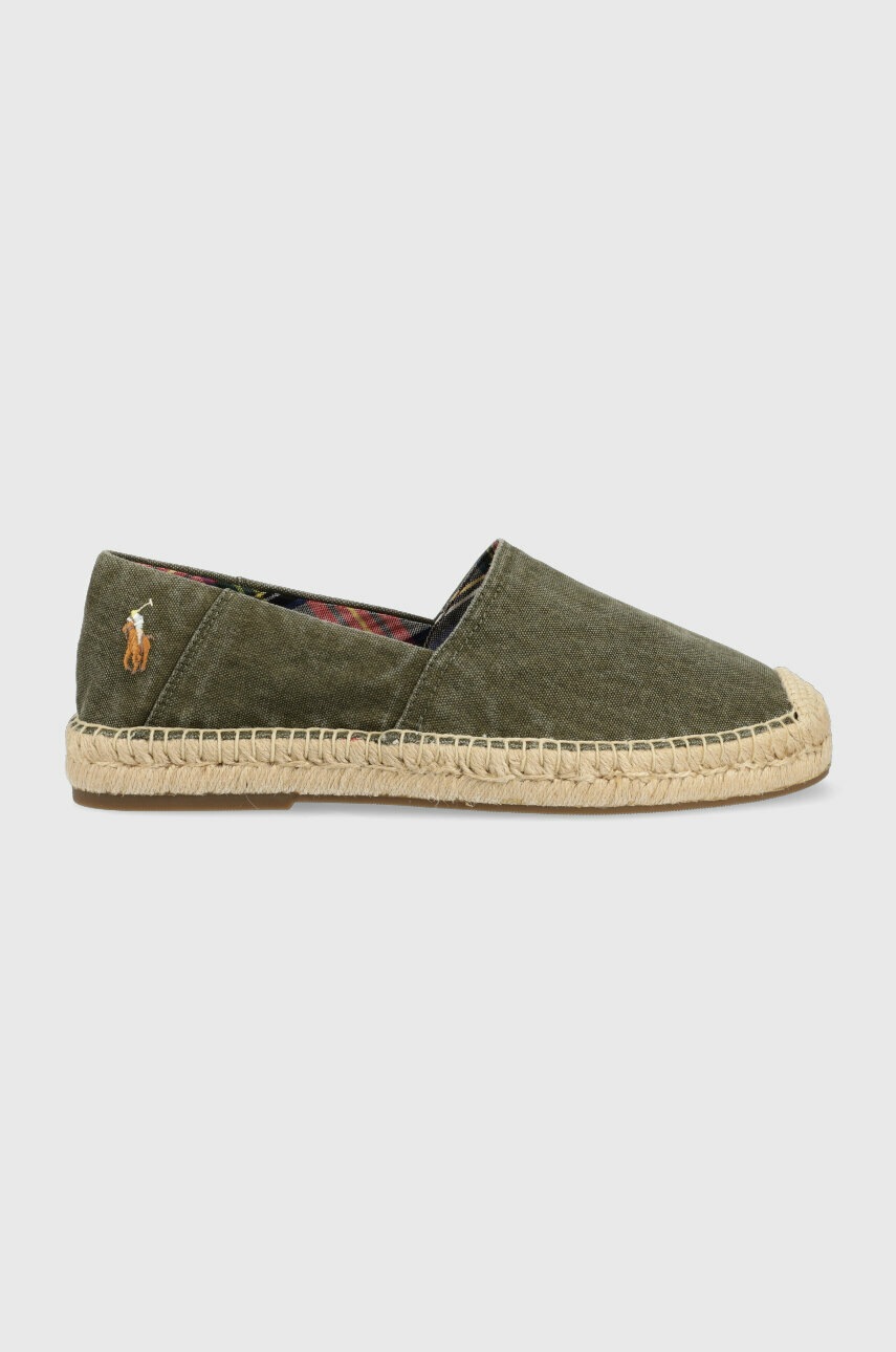 

Эспадрильи Polo Ralph Lauren Cevio Slip цвет зелёный 803893744001
