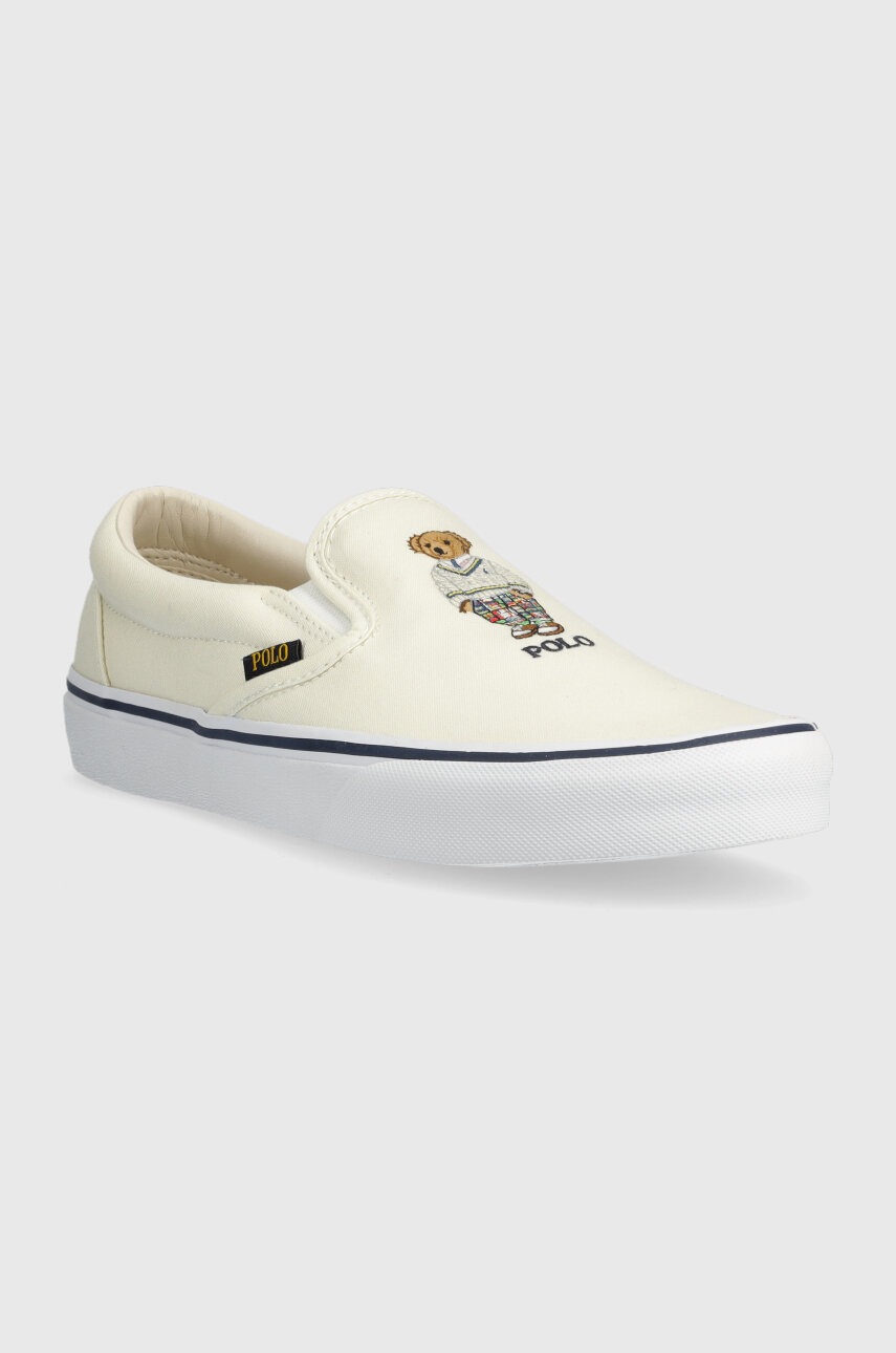 

Кеди Polo Ralph Lauren Keaton чоловічі колір бежевий 816892927002