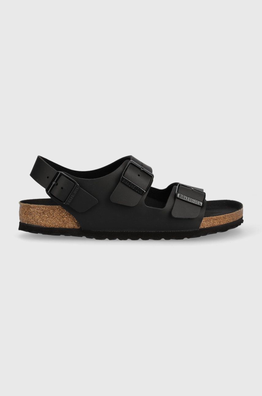 Birkenstock sandale Milano barbati, culoarea negru, 1024997 1024997 imagine noua