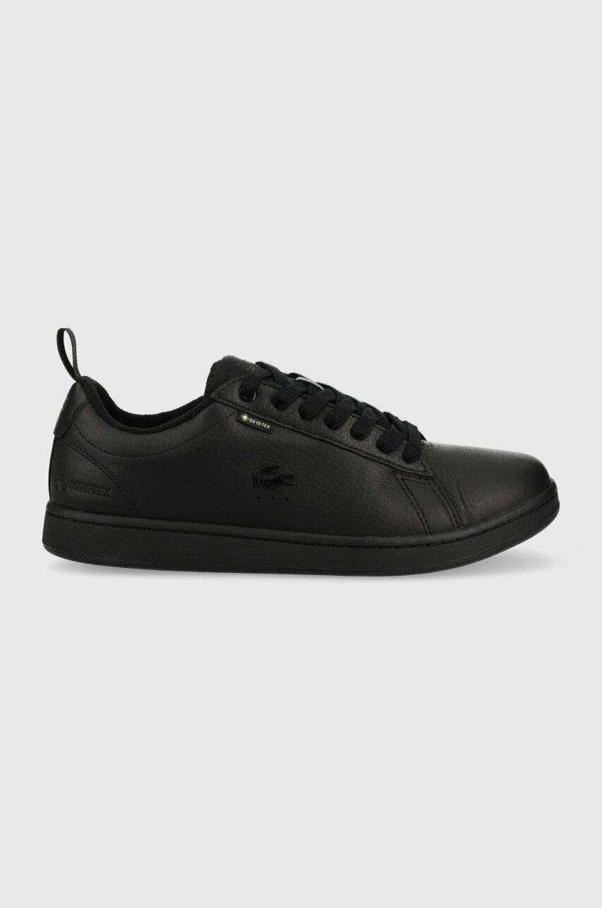 Kožené sneakers boty Lacoste CARNABY černá barva, 43SMA0020 - černá -  Svršek: Přírodní kůže