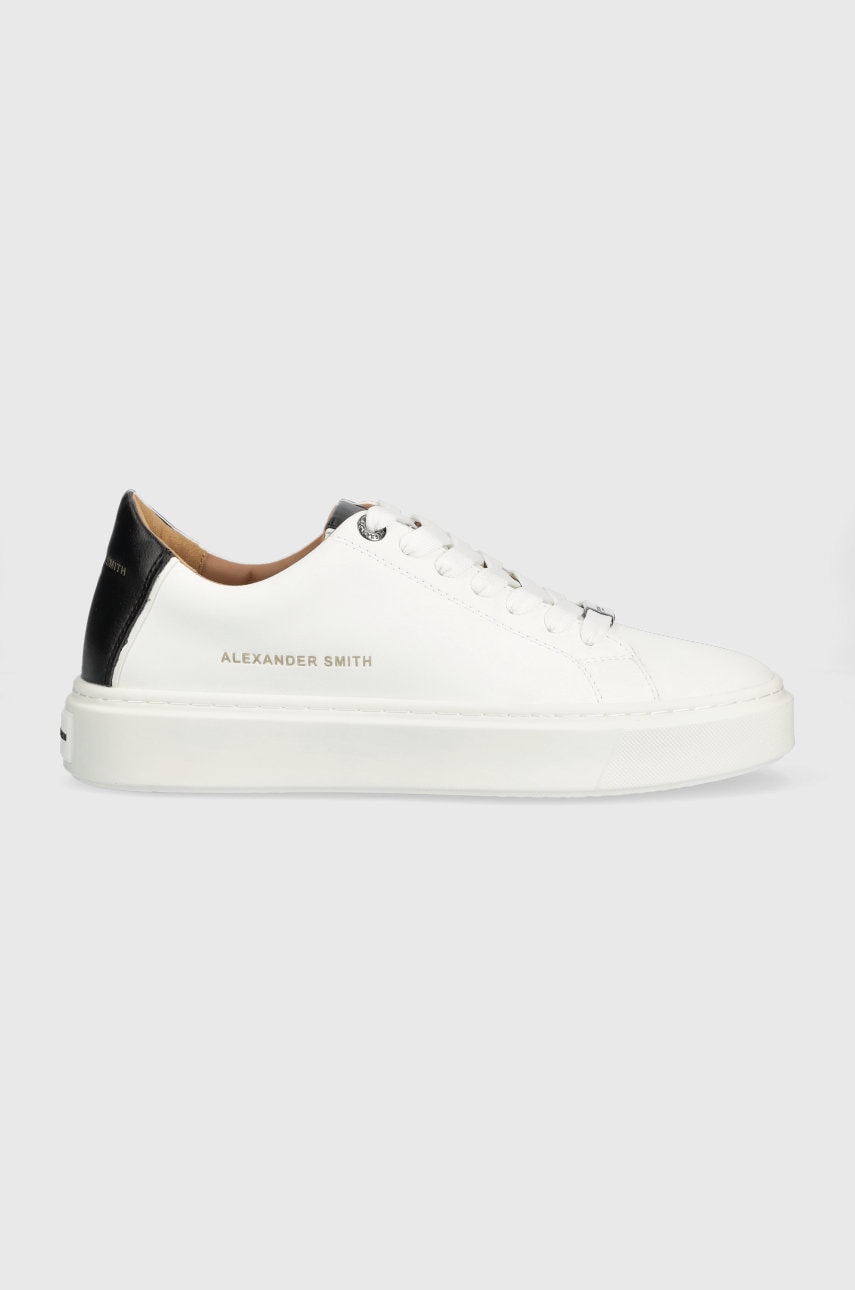 Alexander smith sneakers london culoarea alb, alawn2u98wbk
