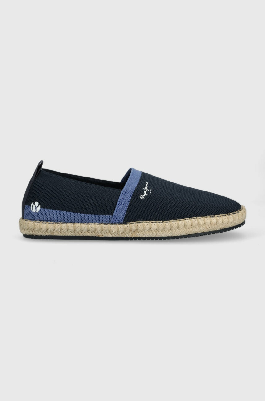 Pepe Jeans espadrile TOURIST culoarea albastru marin, PMS10313