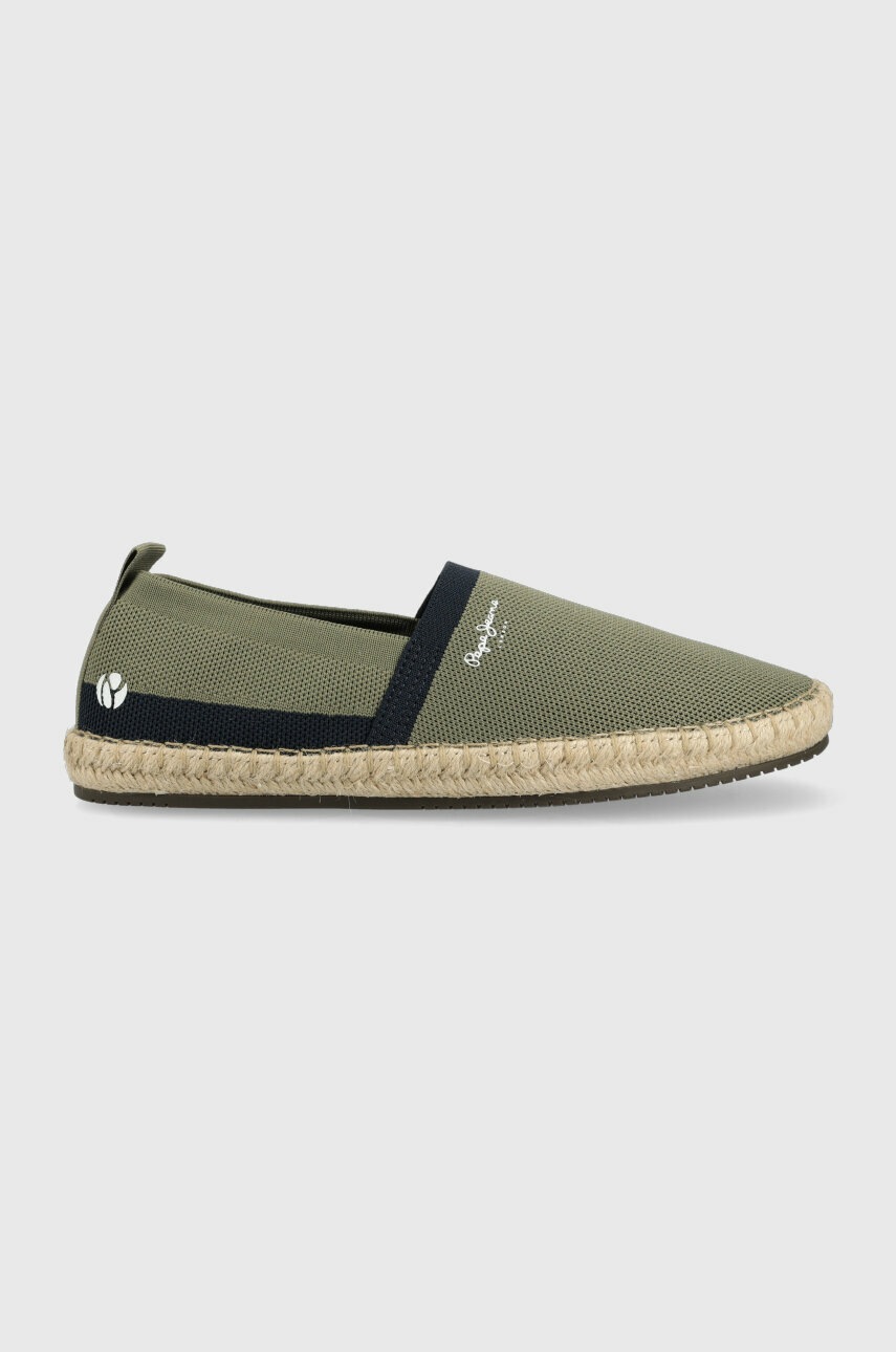 

Эспадрильи Pepe Jeans TOURIST цвет зелёный PMS10313