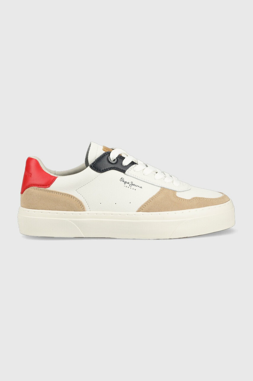 Pepe Jeans Sneakers Din Piele Yogi Culoarea Maro, Pms30929