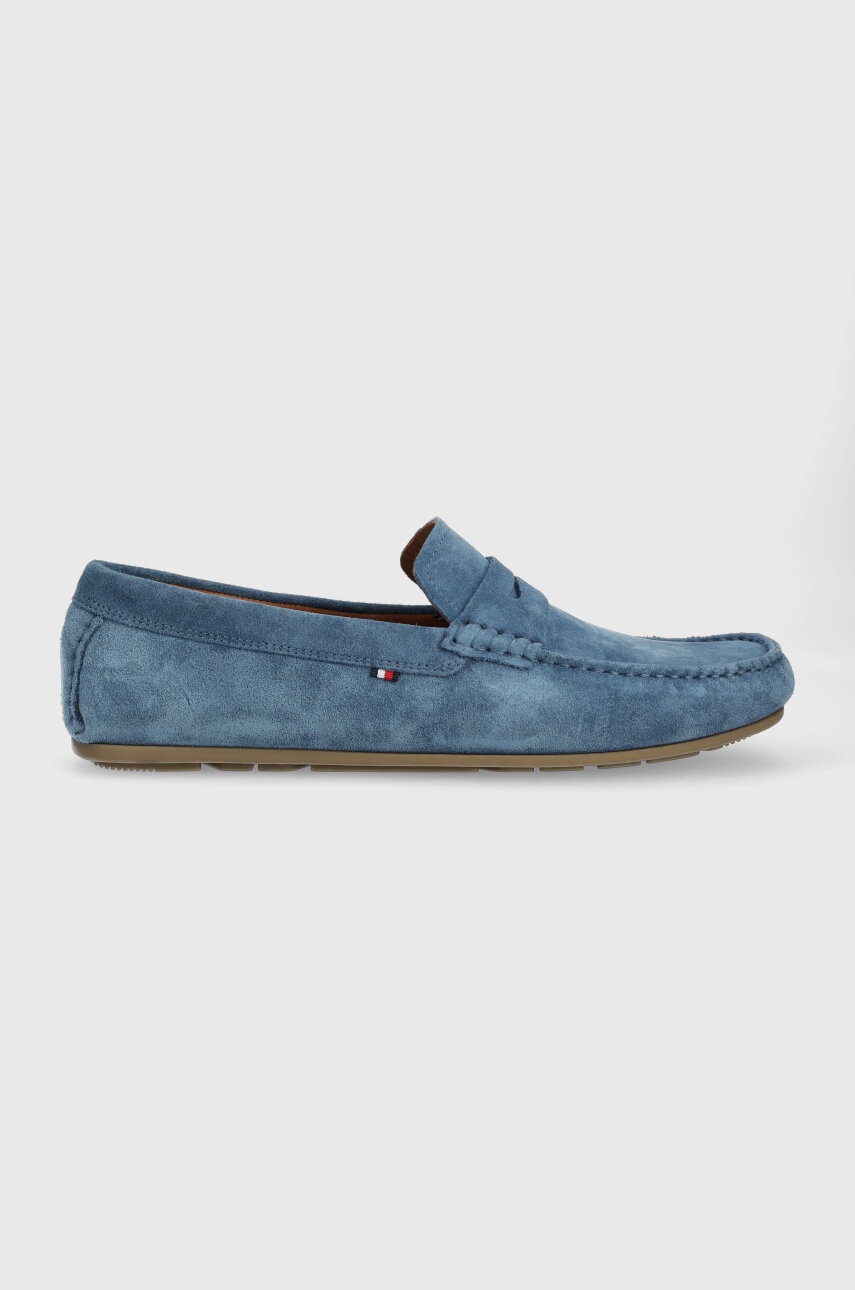 

Кожаные мокасины Tommy Hilfiger CASUAL HILFIGER SUEDE DRIVER мужские FM0FM04271