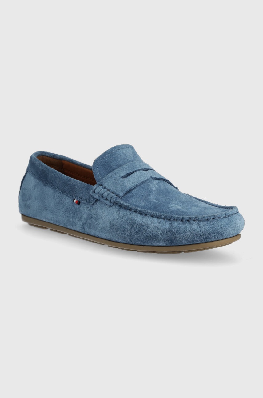 

Шкіряні мокасини Tommy Hilfiger CASUAL HILFIGER SUEDE DRIVER чоловічі FM0FM04271