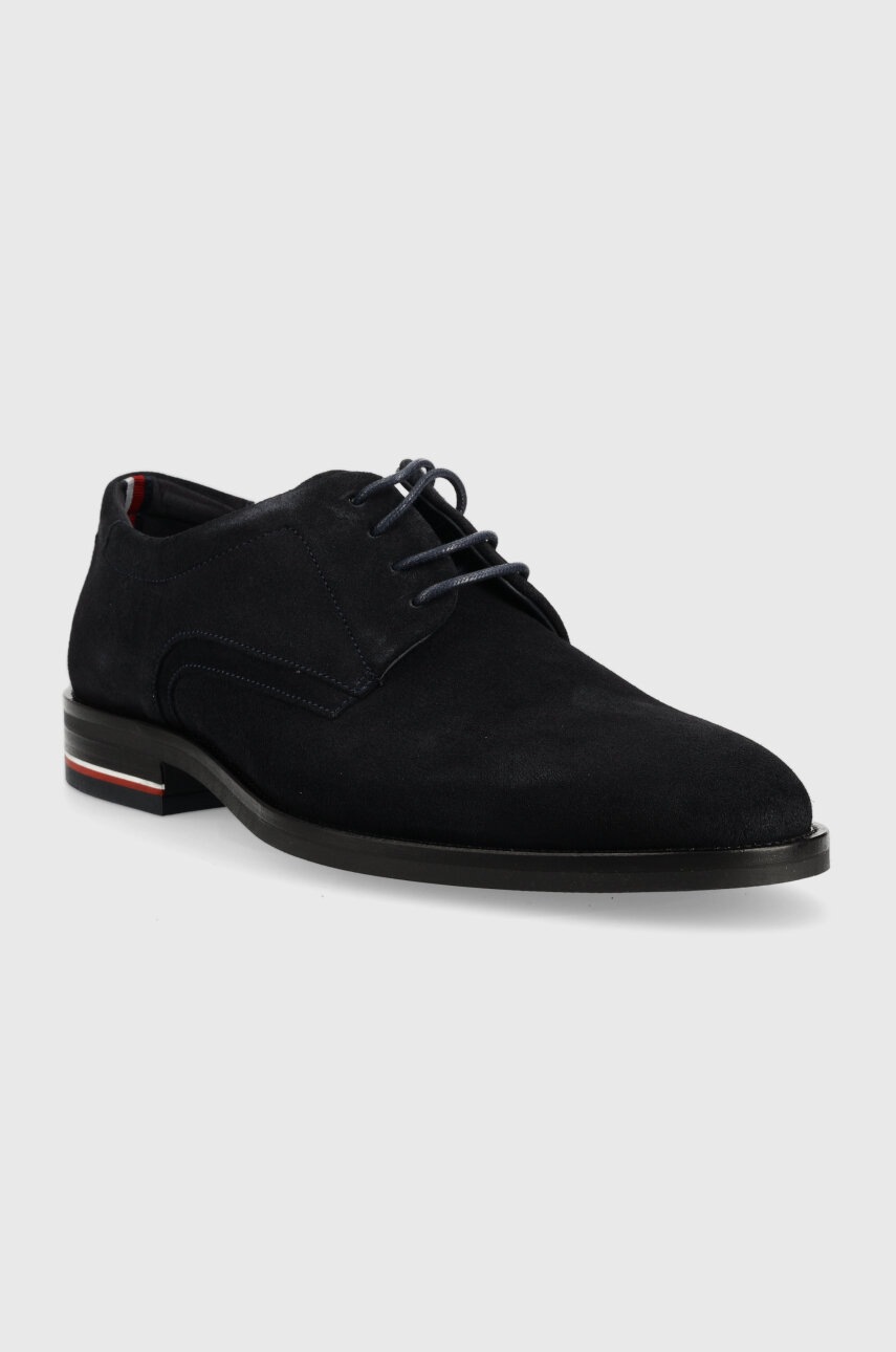

Замшевые туфли Tommy Hilfiger CORPORATE HILFIGER SUEDE SHOE мужские цвет синий FM0FM04434