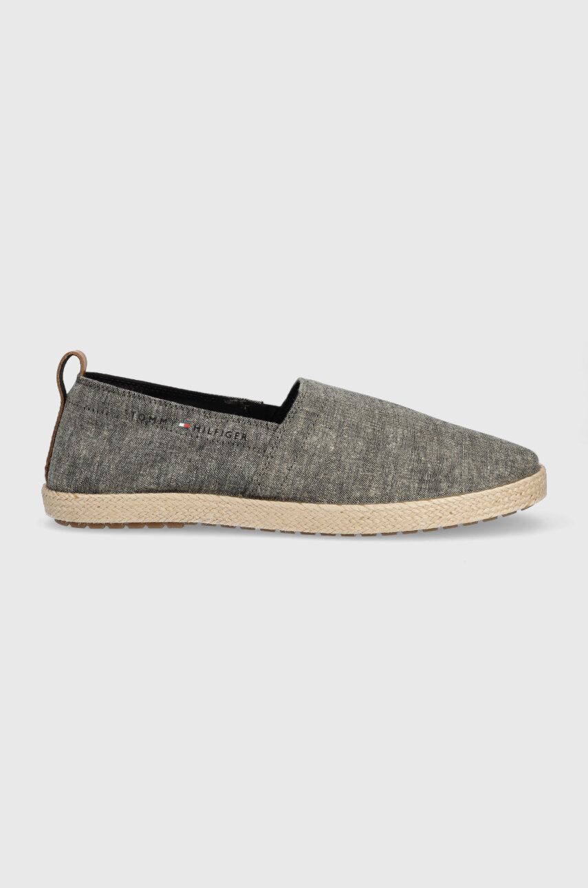 

Эспадрильи Tommy Hilfiger TH ESPADRILLE CORE CHAMBRAY цвет чёрный FM0FM04451