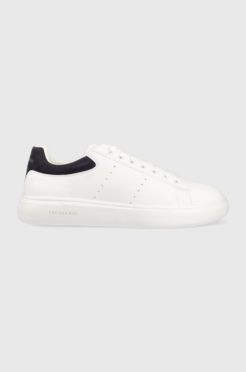Trussardi sneakers New Yrias culoarea alb, 77A00513 9Y099998