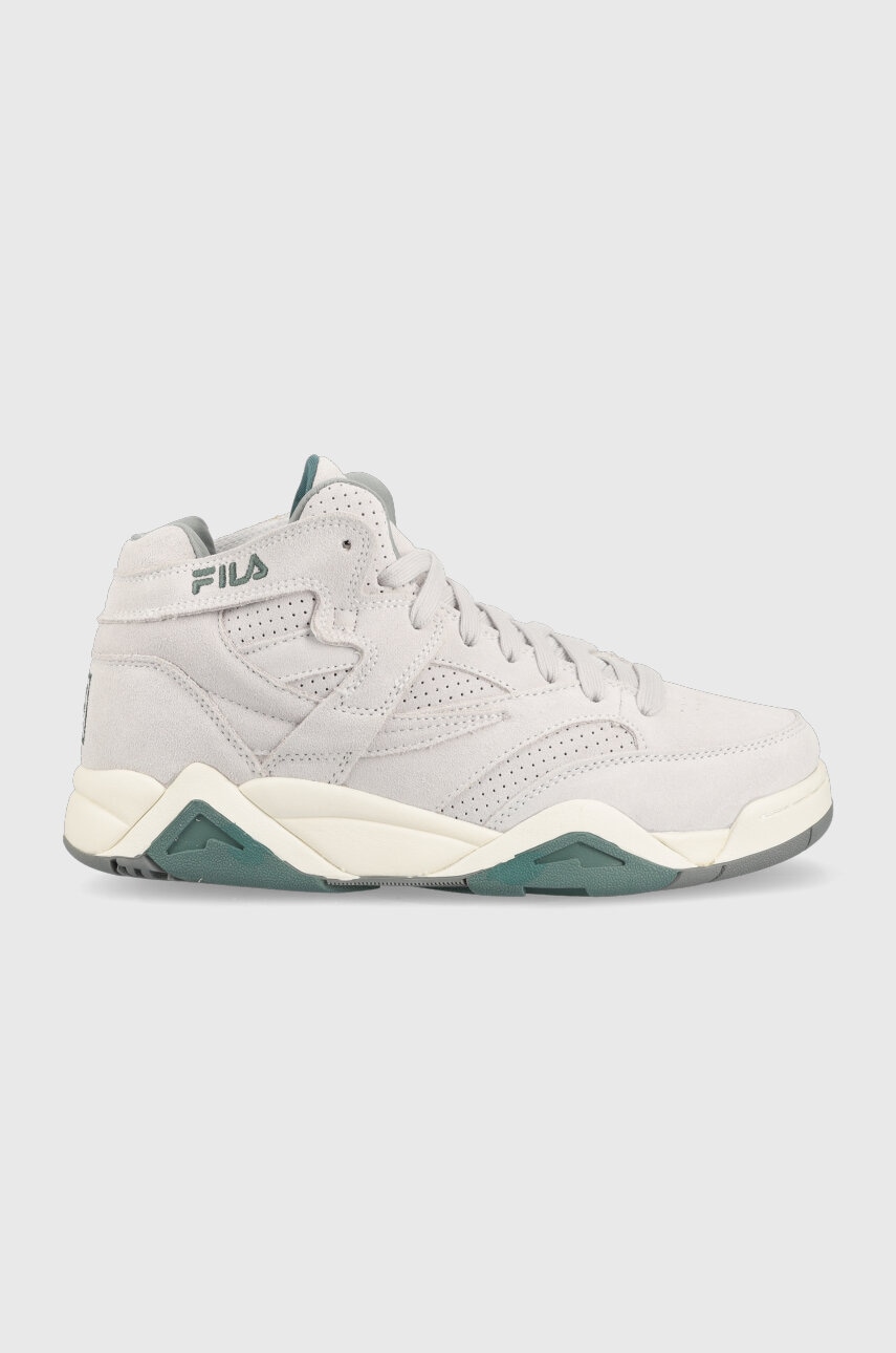 Fila Sneakers Din Piele Intoarsa M-squad Culoarea Gri