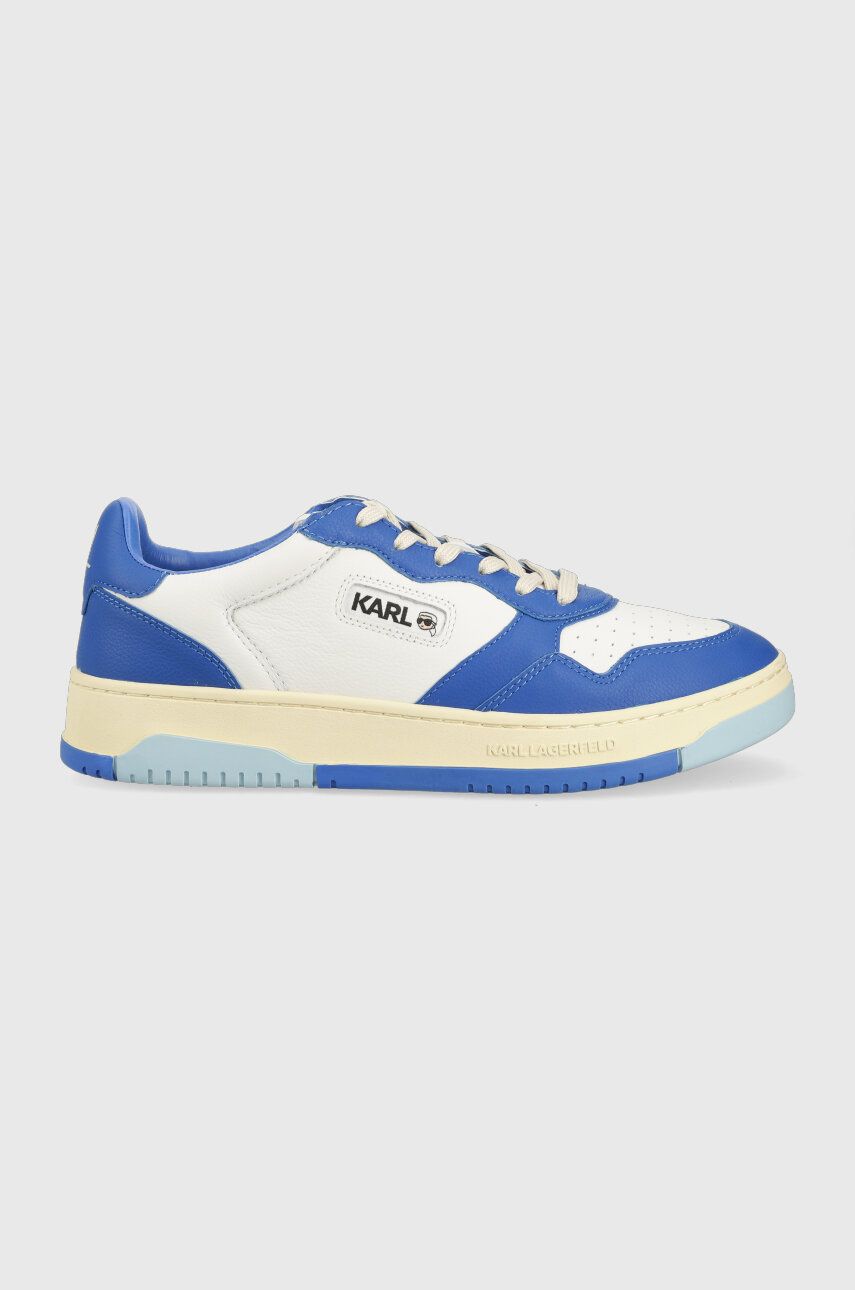 Sneakers boty Karl Lagerfeld KREW KL KL53020 - modrá -  Svršek: Umělá hmota