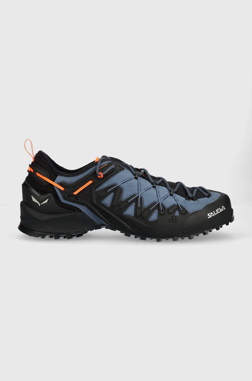 Salewa pantofi Wildfire Edge barbati, culoarea albastru marin