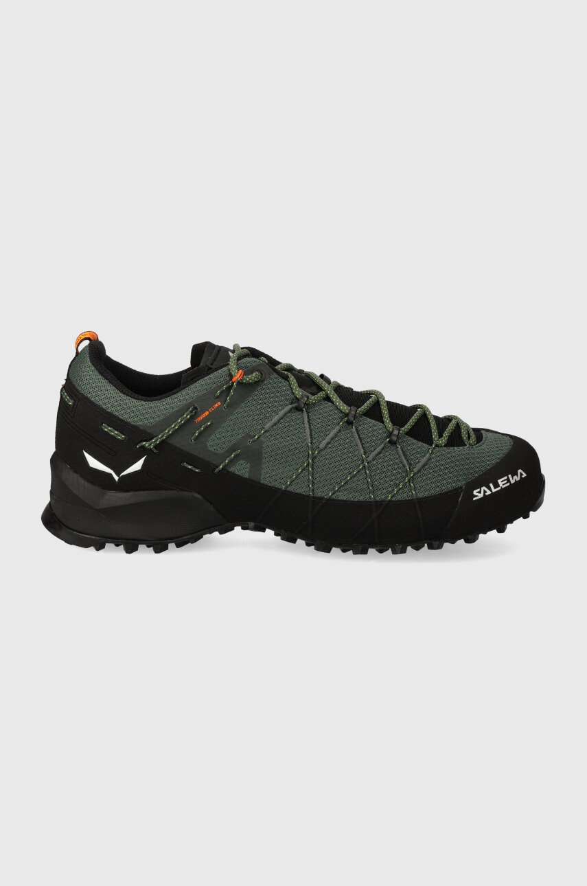 Salewa pantofi Wildfire 2 barbati, culoarea verde