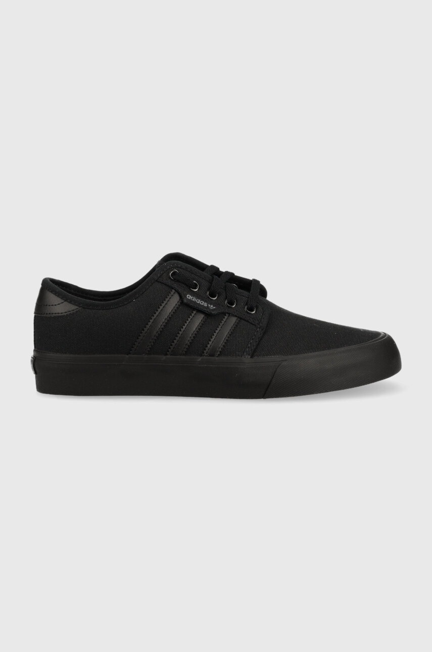 

Кеди adidas Originals SEELEY чоловічі колір чорний