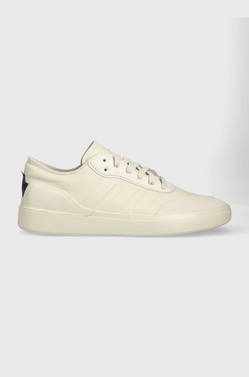 Sneakers boty adidas COURT REVIVAL béžová barva - béžová -  Svršek: Umělá hmota Vnitřek: T