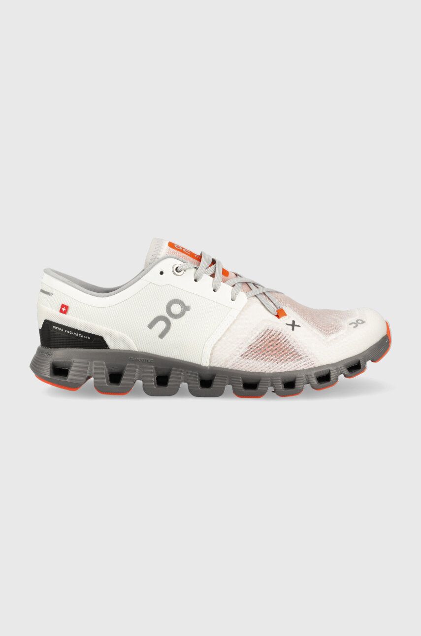 On-running pantofi de alergat Cloud X 3 culoarea alb Alb imagine noua