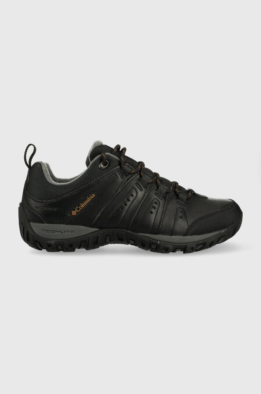 Levně Boty Columbia Woodburn II Waterproof pánské, černá barva, 1553001