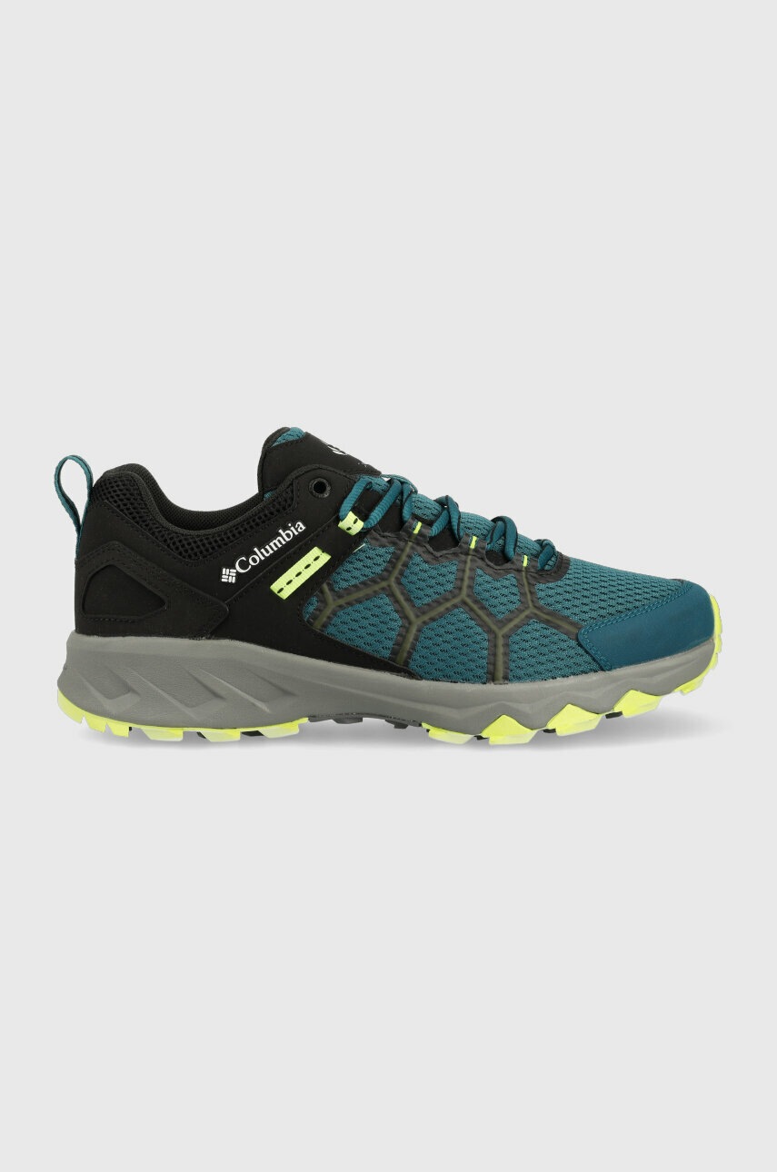 Columbia pantofi Peakfreak II barbati, culoarea verde