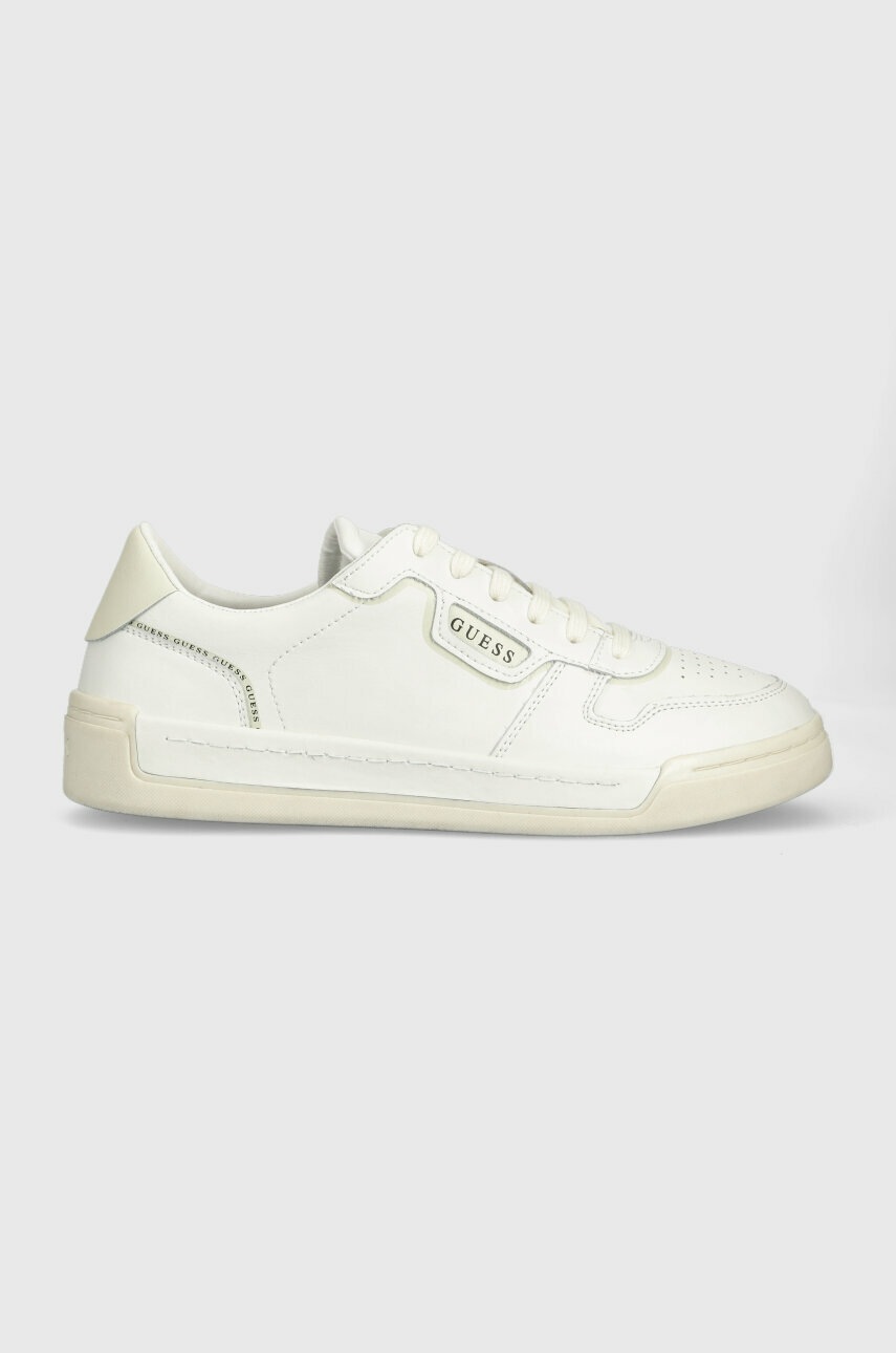 

Кожаные кроссовки Guess STRAVE VINTAGE цвет белый FM6SVI LEA12