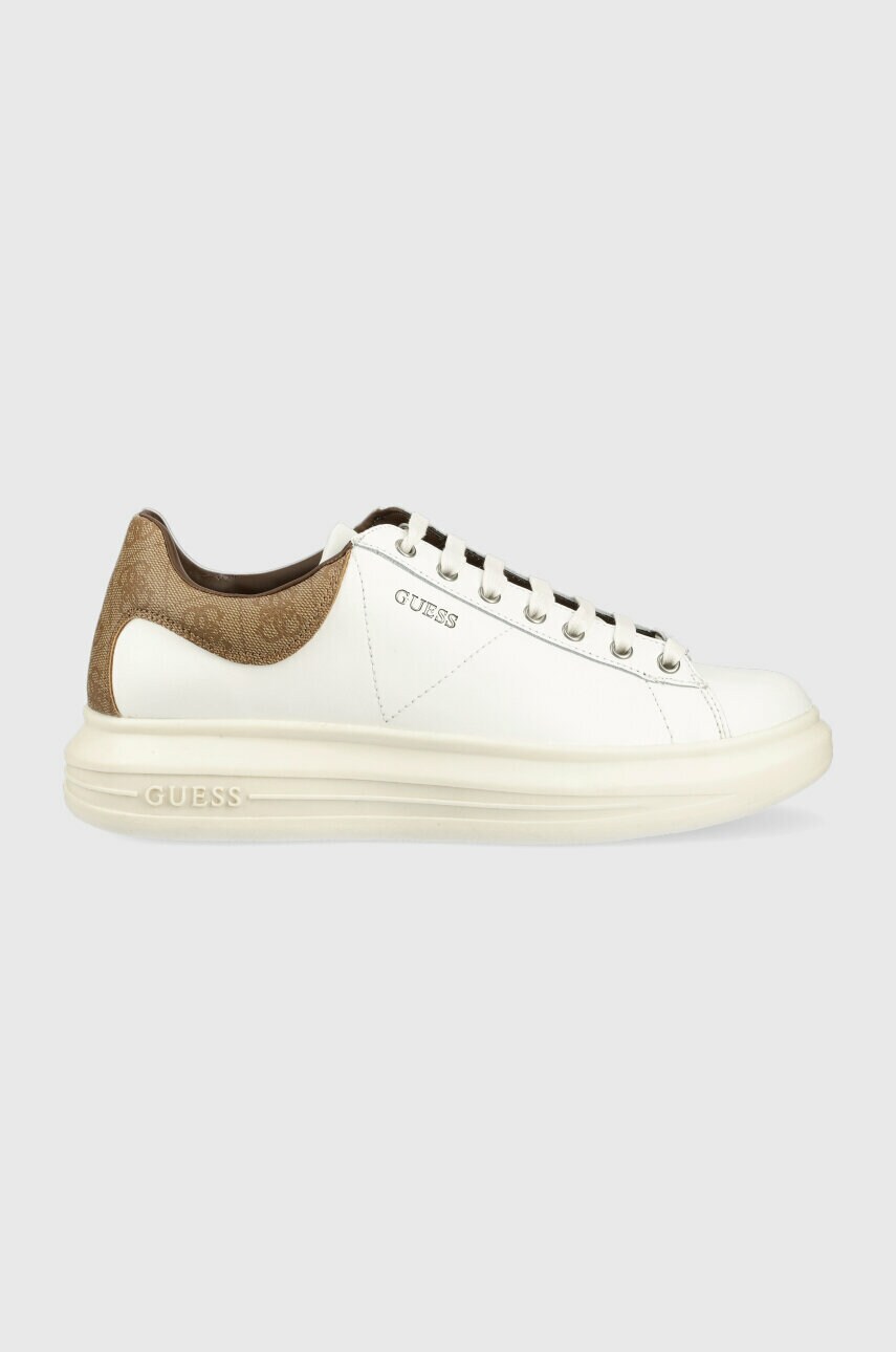 

Кожаные кроссовки Guess VIBO цвет белый FM6VIB FAL12
