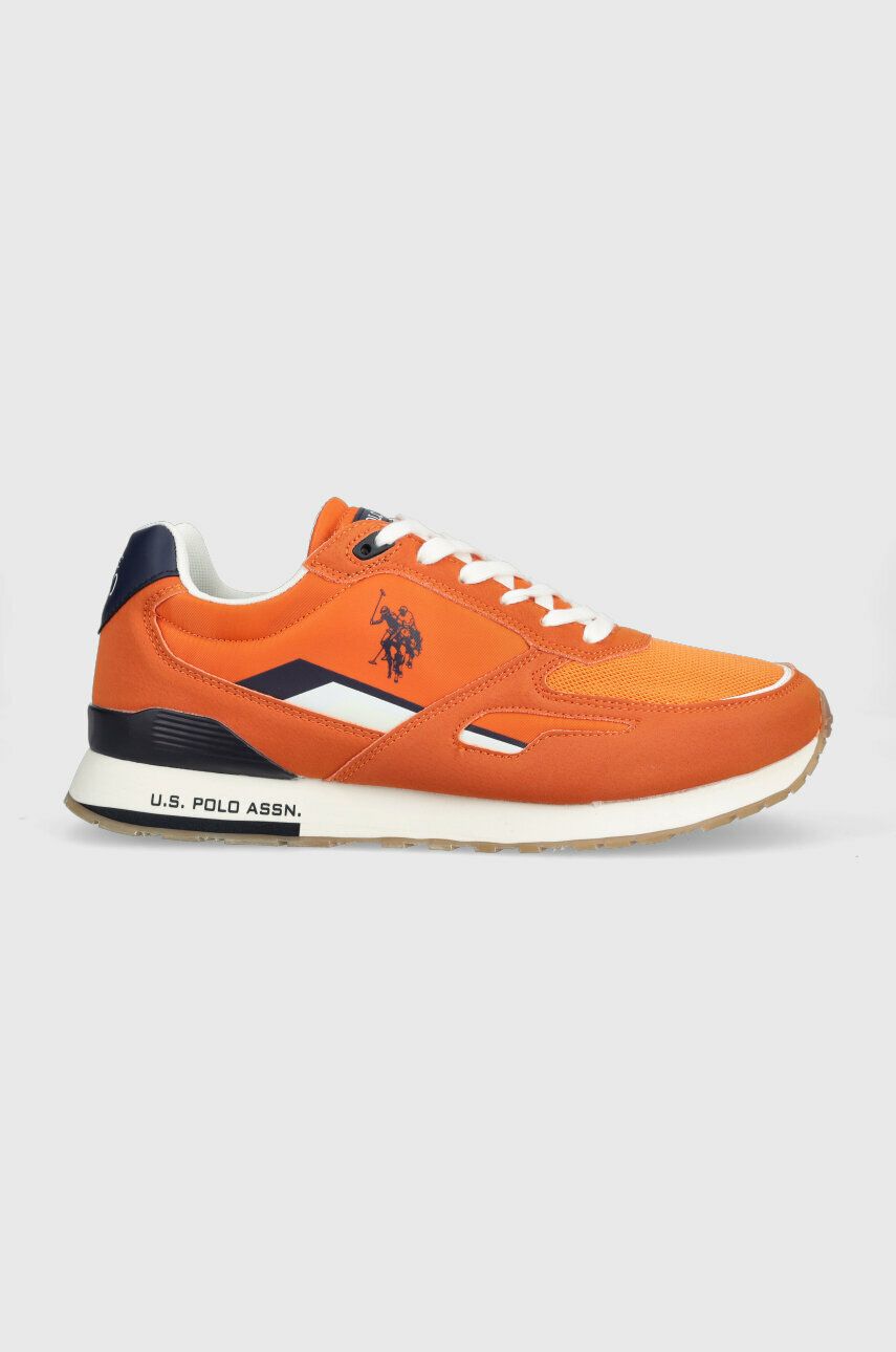 Sneakers boty U. S. Polo Assn. TABRY oranžová barva, TABRY003M - oranžová -  Svršek: Umělá hmota