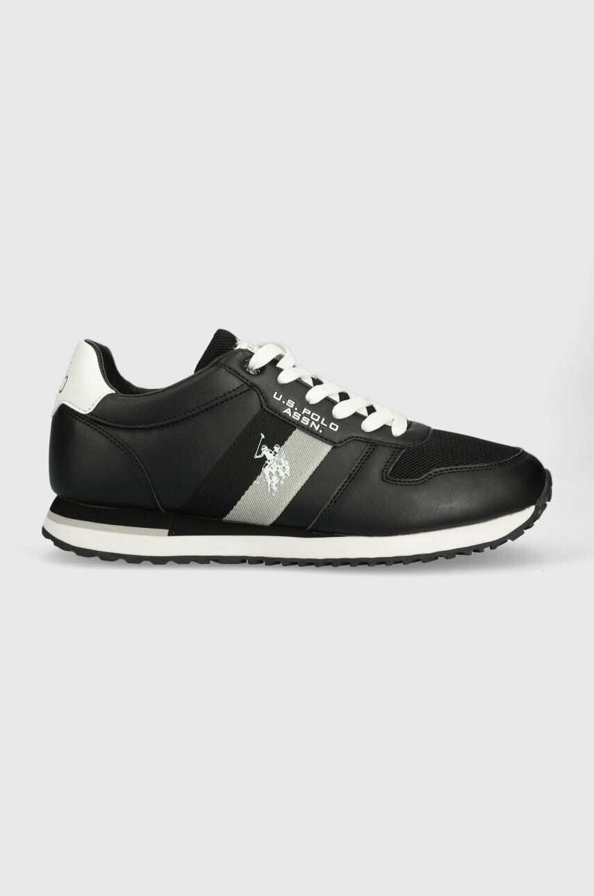 Sneakers boty U. S. Polo Assn. XIRIO černá barva - černá -  Svršek: Umělá hmota
