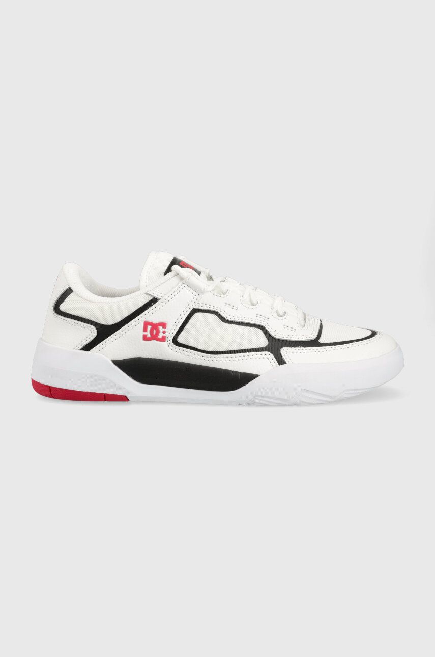 DC sneakers culoarea alb