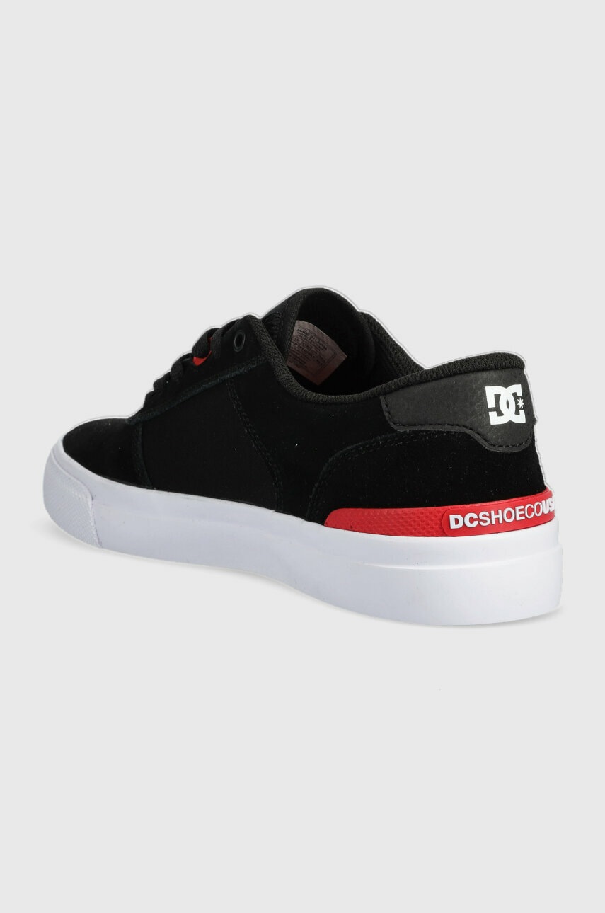 Πάνινα παπούτσια DC χρώμα: μαύρο φωτογραφία