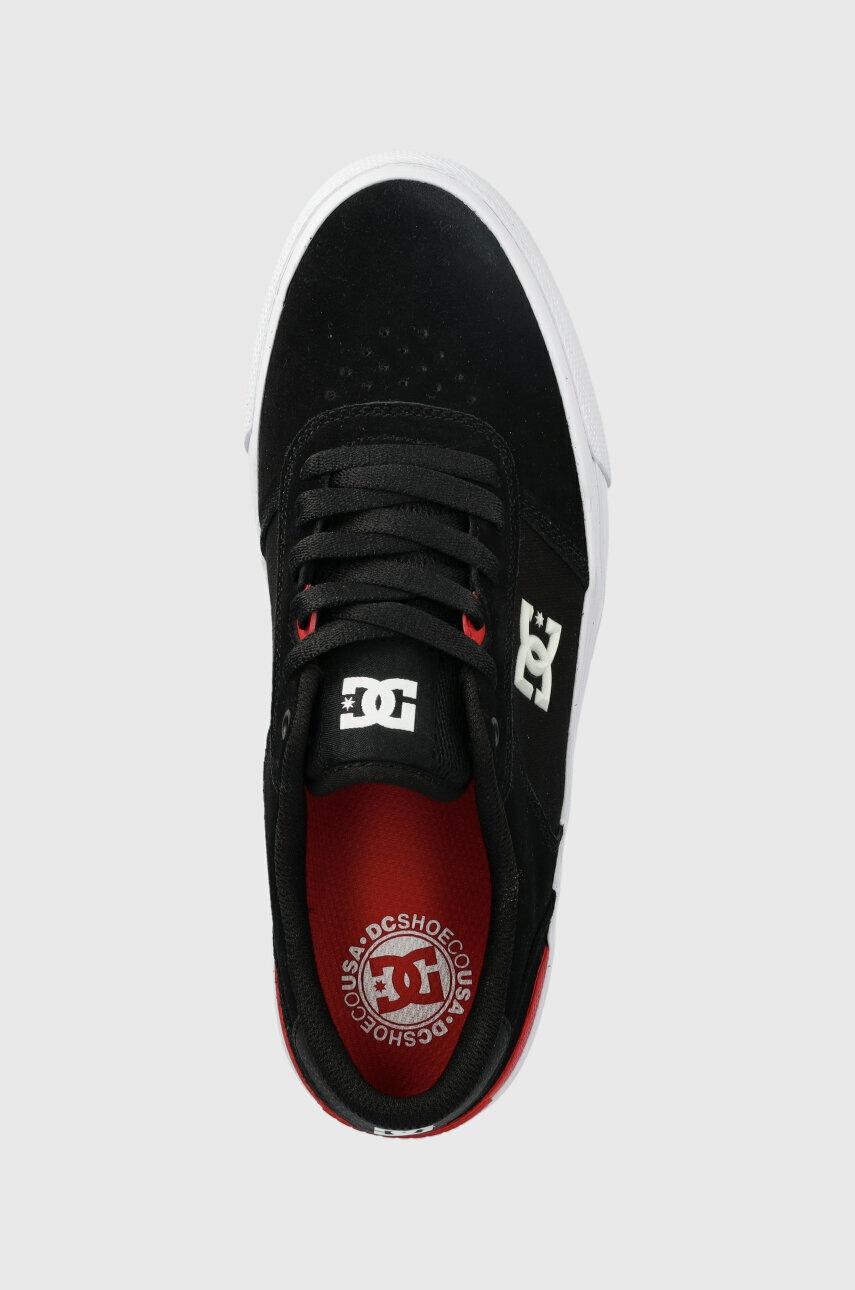 Πάνινα παπούτσια DC χρώμα: μαύρο φωτογραφία
