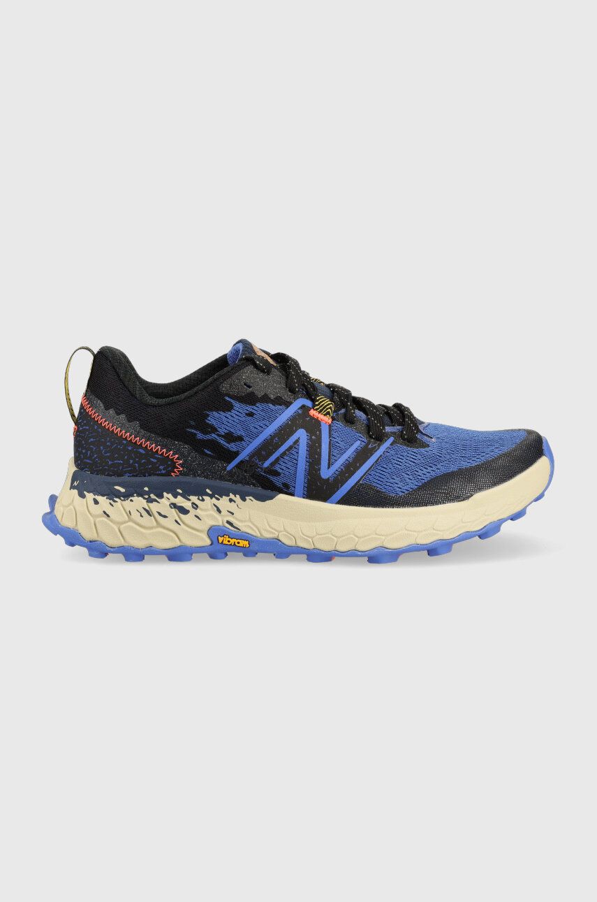 Levně Běžecké boty New Balance Fresh Foam X Hierro v7 tmavomodrá barva, MTHIERO7-RO7