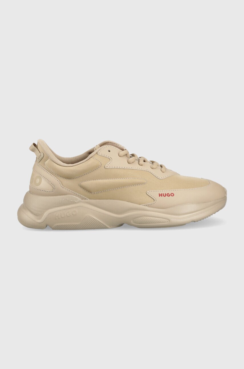 Hugo sneakers leon culoarea bej, 50492864
