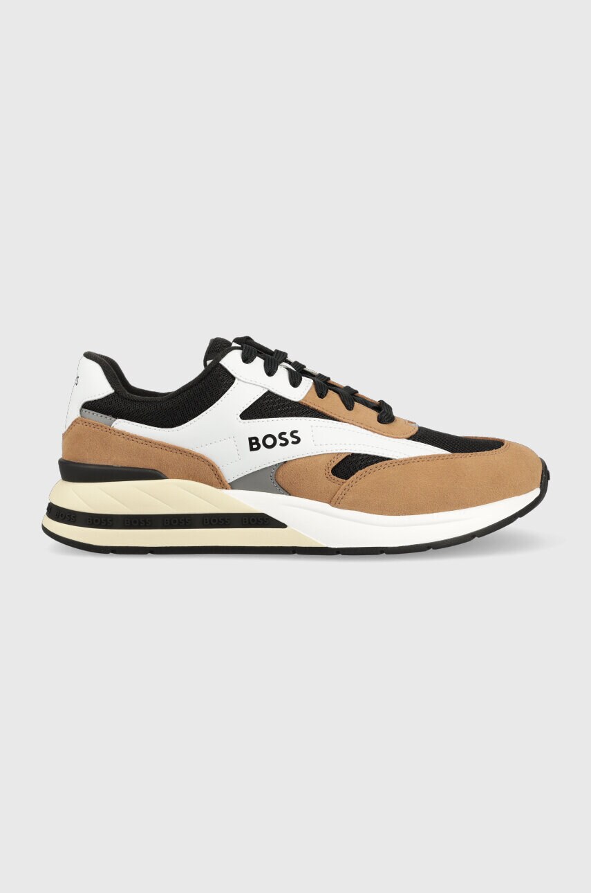 

Кросівки BOSS Kurt колір коричневий 50493214