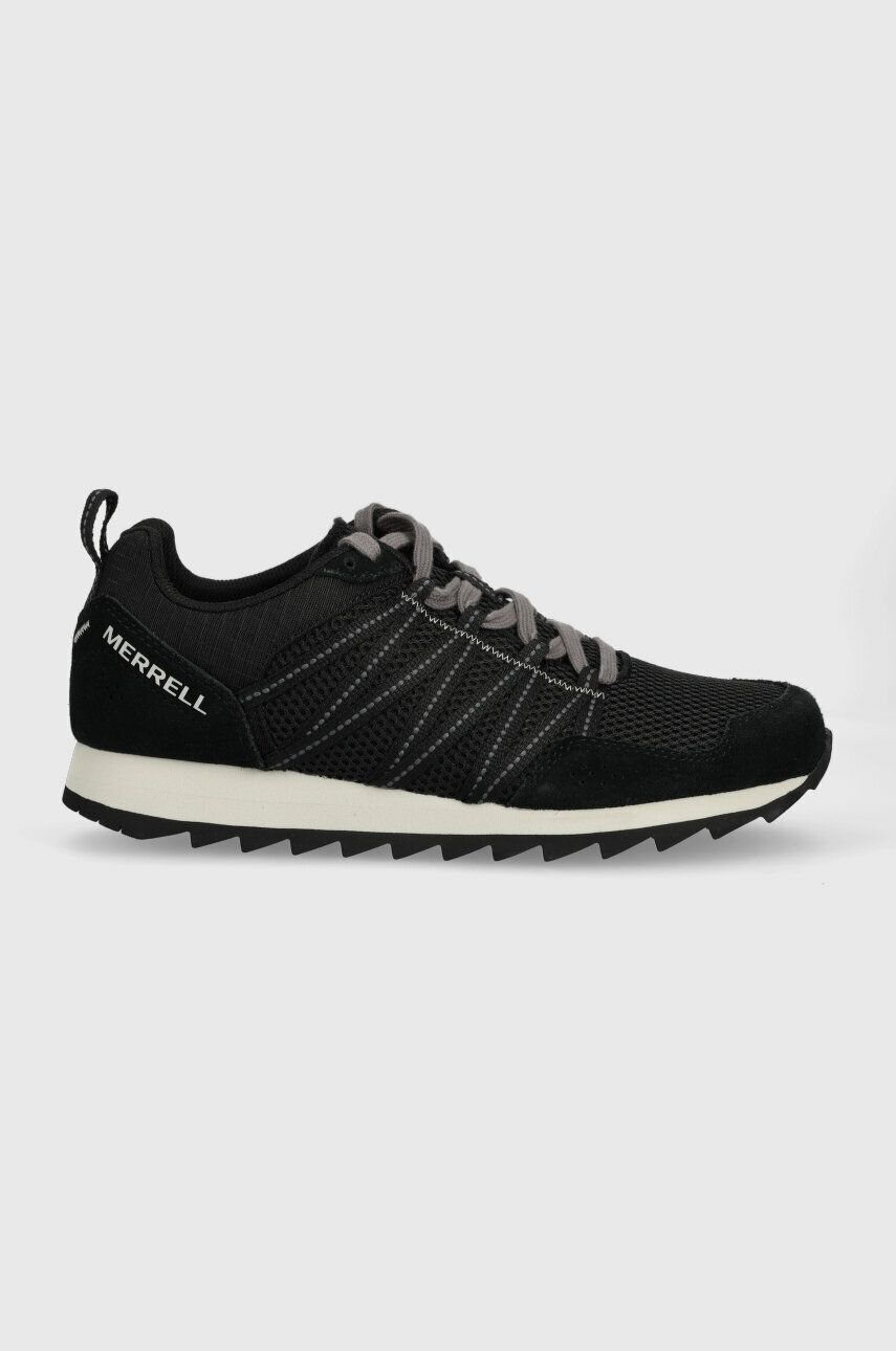 Sneakers boty Merrell černá barva - černá -  Svršek: Textilní materiál