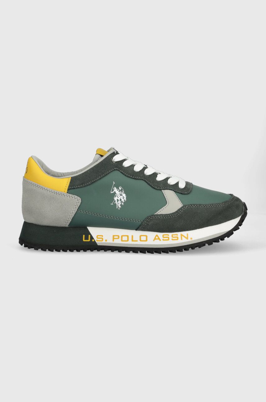 U.S. Polo Assn. sneakers CLEEF culoarea verde, CLEEF002M/BYS1